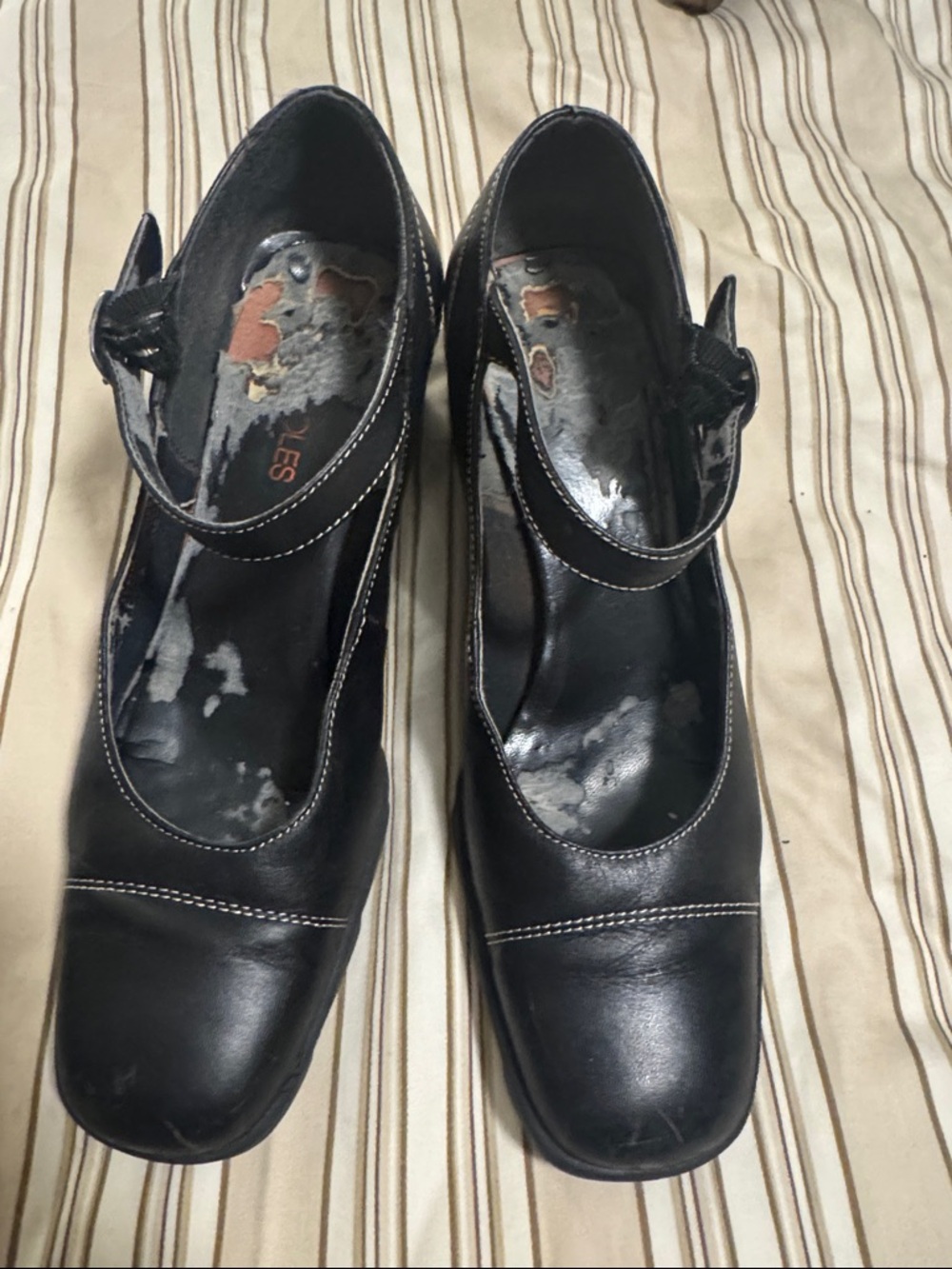 Aerosoles Black Mary Jane Heels for Women - 7 1/2